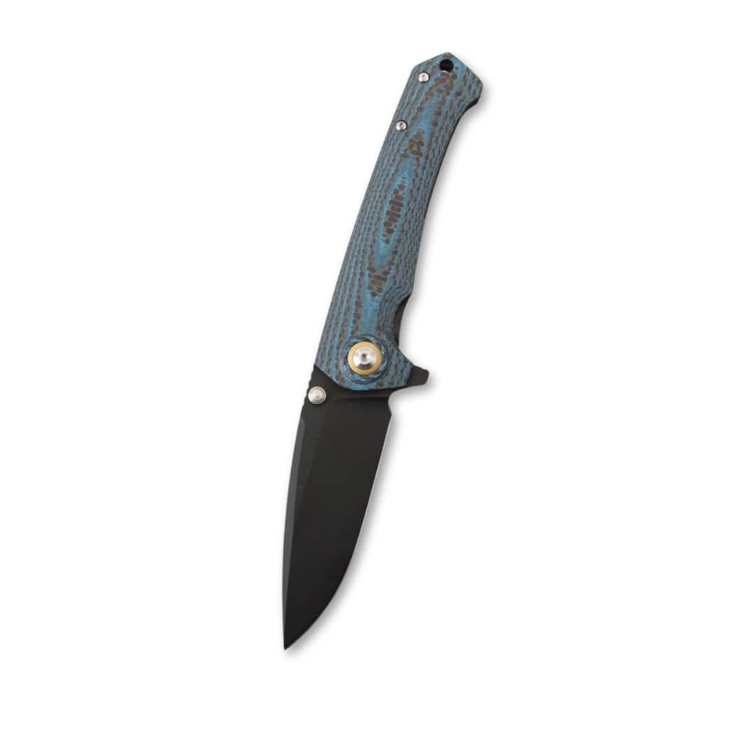 OEM Liner Lock Knife Fused Carbon Fiber + G10 Handle (3.70 Inch 14C28N Blade) KKFK00030