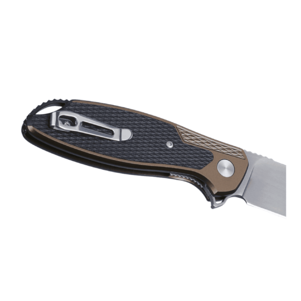 OEM Liner Lock Knife Aluminum w/G10 Inlay Handle (3.32 Inch 12C27 Blade) KKFK00128 - Image 4